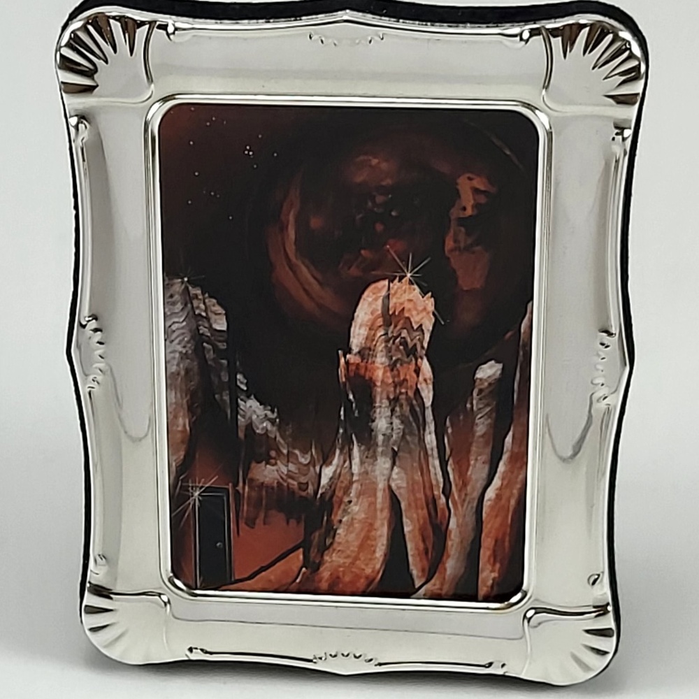 Miniature Glossy "Dimensional Door" Print with Frame by artist Jason Girard
